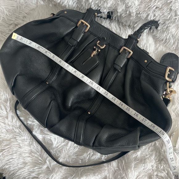 Boss Hugo Boss Black Leather Weekender Bag - Picture 15 of 16